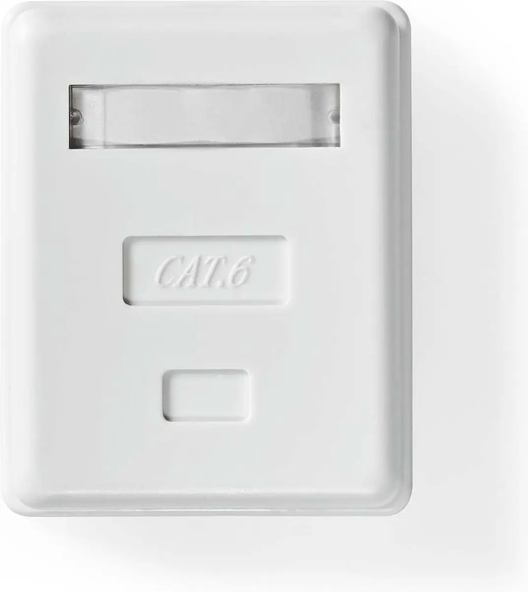 Nedis Netwerk Wanddoos 1x CAT6 STP - Wit - afbeelding 2 van 4