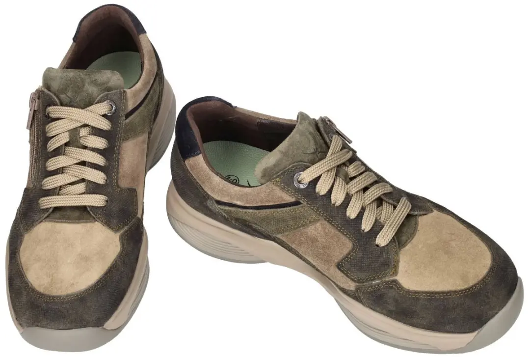 Xsensible SWX 14 Heren Sneakers - 41 - Groen Olijf - afbeelding 3 van 4