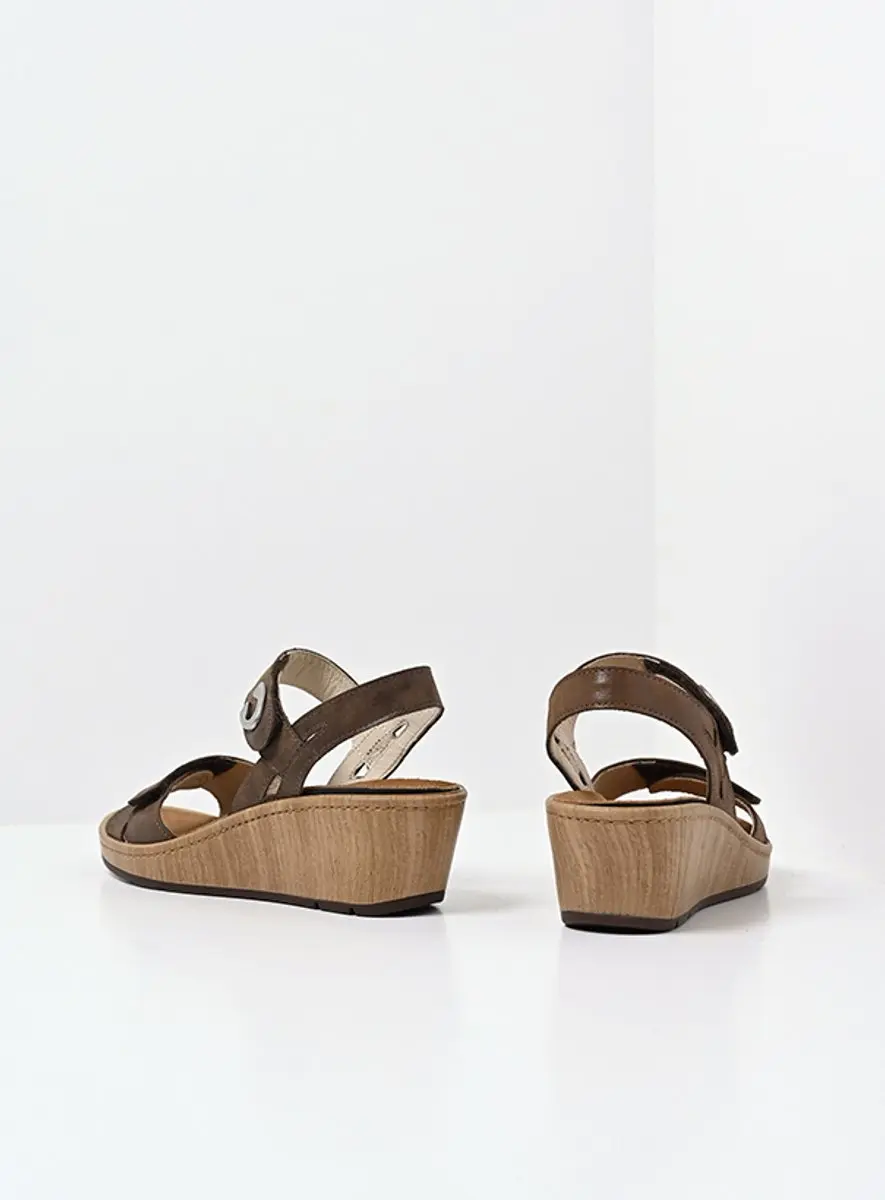 Wolky Dames Sandalen 03552 Sanibel - 40 - Bruin - afbeelding 3 van 6