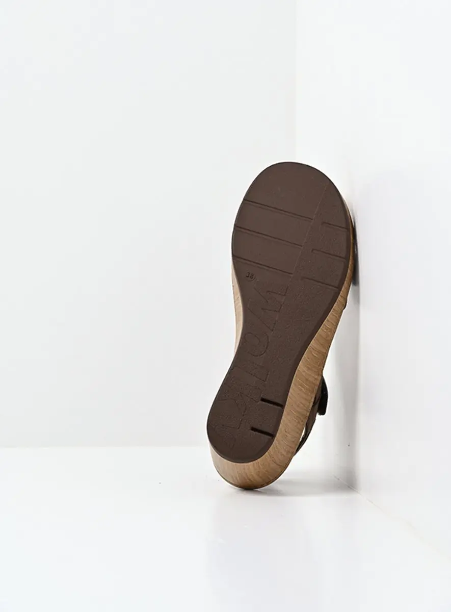 Wolky Dames Sandalen 03552 Sanibel - 40 - Bruin - afbeelding 2 van 6