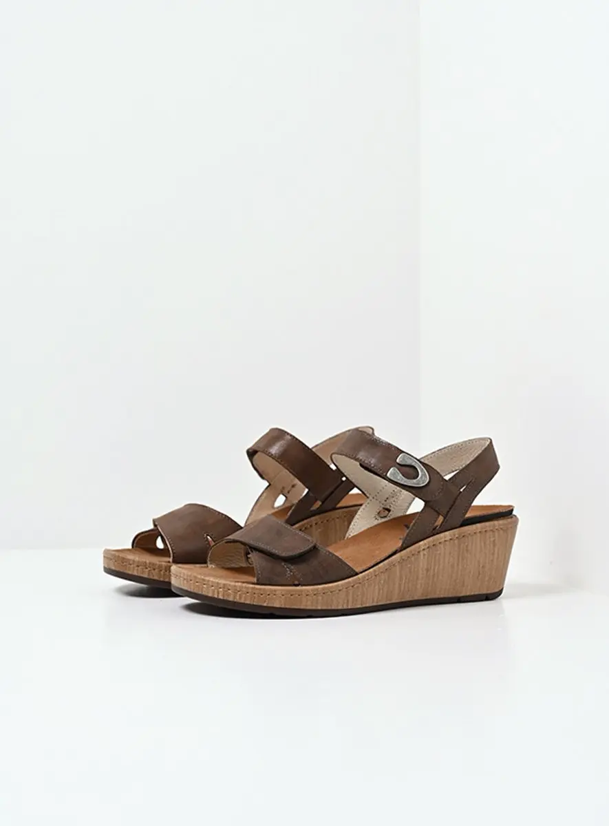 Wolky Dames Sandalen 03552 Sanibel - 40 - Bruin - afbeelding 4 van 6