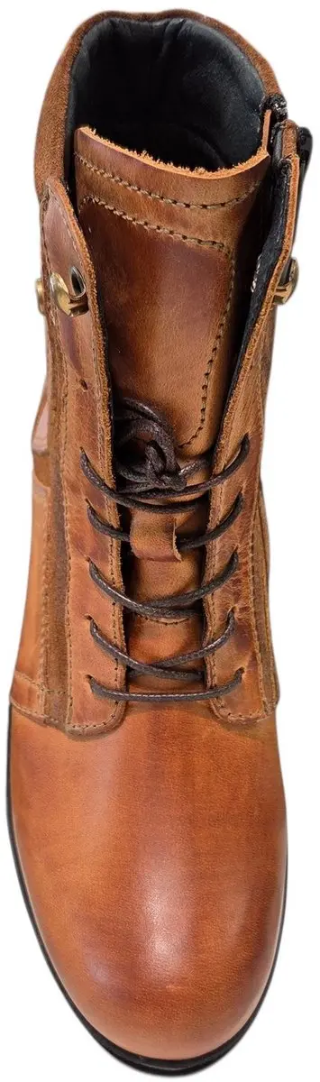 Wolky 0610030 430 Dames Veterboots - Cognac - 39