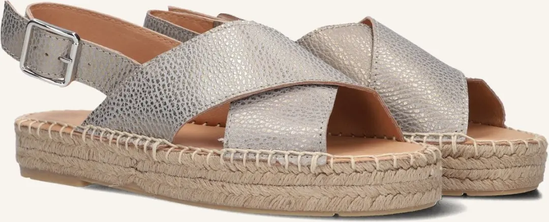 VIA VAI Mondi Isabella Espadrilles - Grijs - Maat 38 - afbeelding 6 van 6