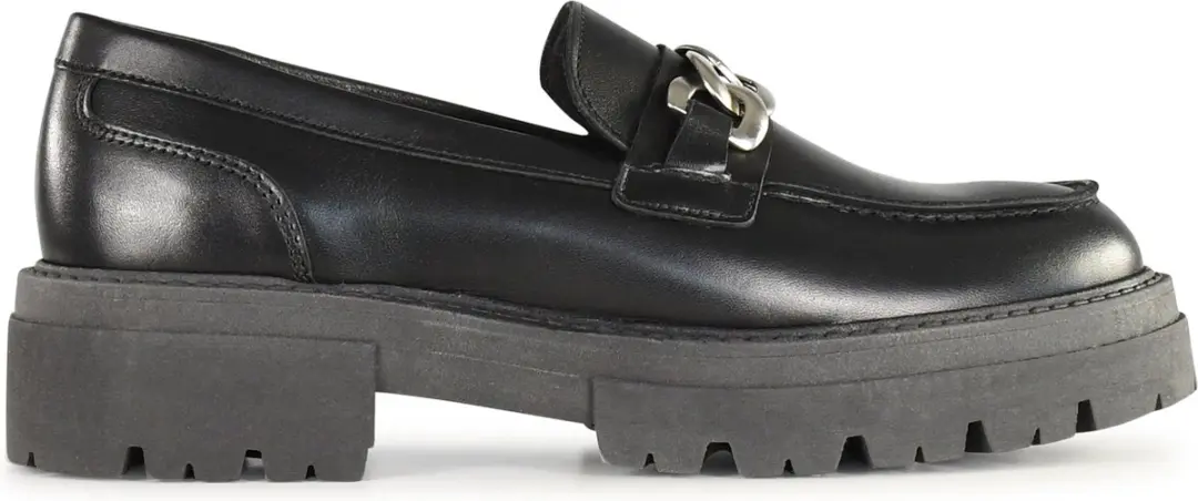 PS Poelman ROCKLAND Dames Loafers - Instappers - Zwart - Maat 36