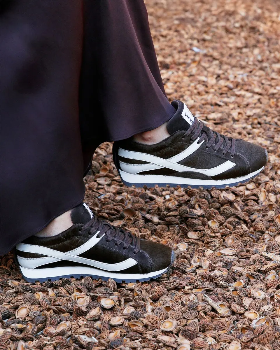 VIA VAI Scott Demi Sneakers Dames - Leer - Bruin - 40 - afbeelding 6 van 6