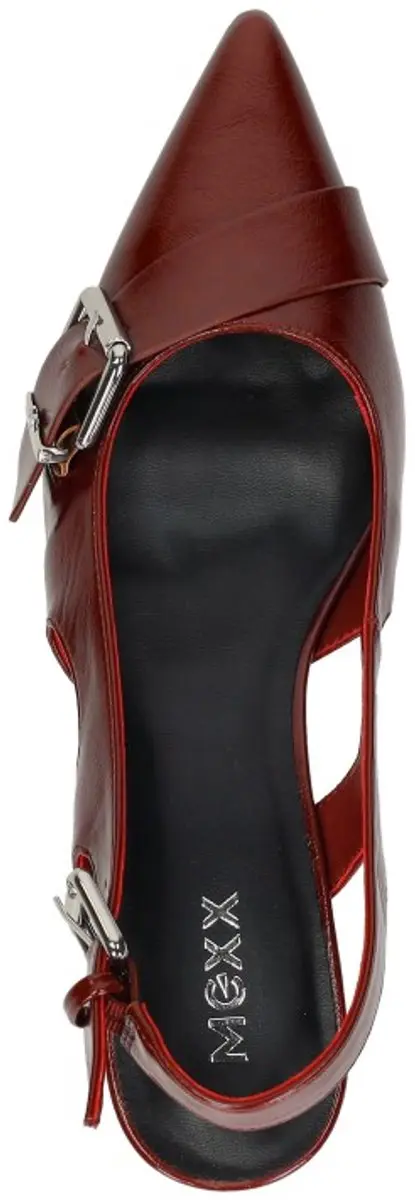 Mexx Tyra Slingbacks - Bordeaux - Maat 40 - afbeelding 4 van 6