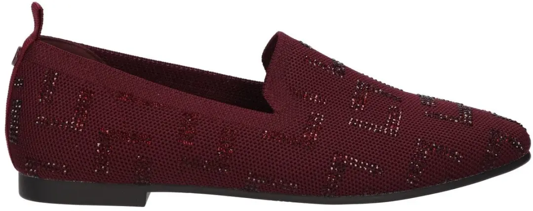 La Strada Loafer Bordeaux Knitted