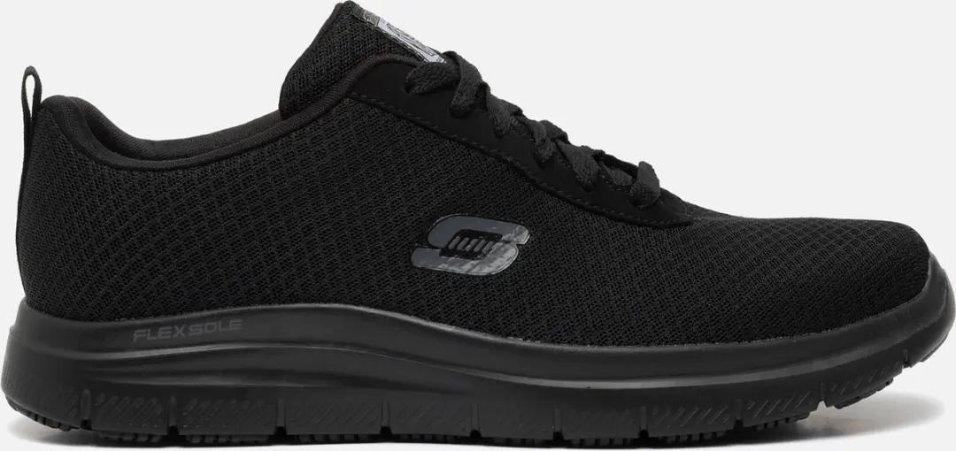 Skechers Work Relaxed Fit sneakers zwart 300313