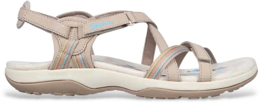 Skechers Reggae Slim Sun Array taupe sandalen