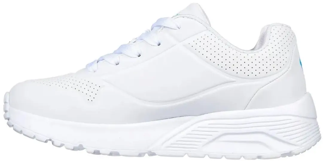 Skechers Uno Lite Spread The Love Meisjes Sneakers - 28 - Wit/Multicolor - afbeelding 6 van 6