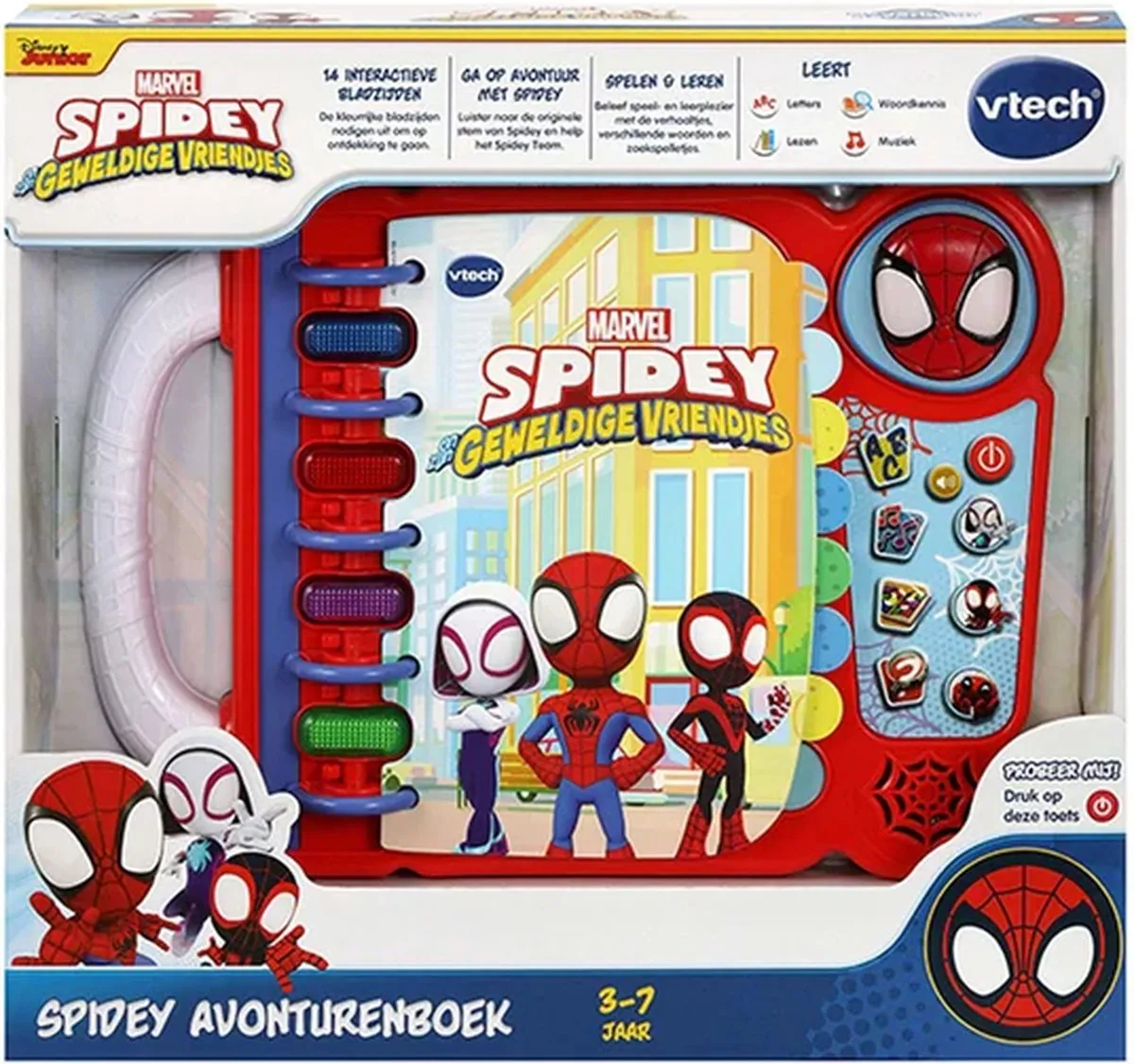 VTech Spidey Avonturenboek Educatief Speelgoed - 3-7 Jaar