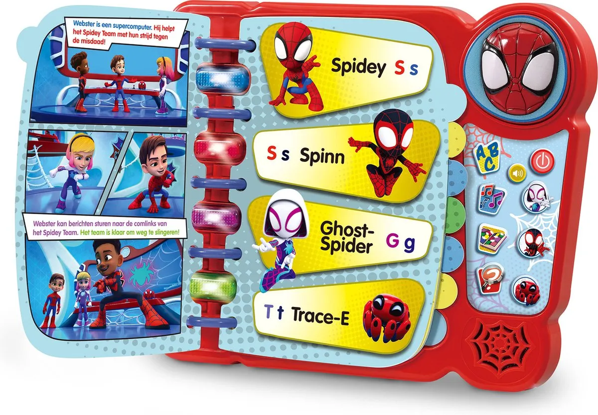 VTech Spidey Avonturenboek Educatief Speelgoed - 3-7 Jaar