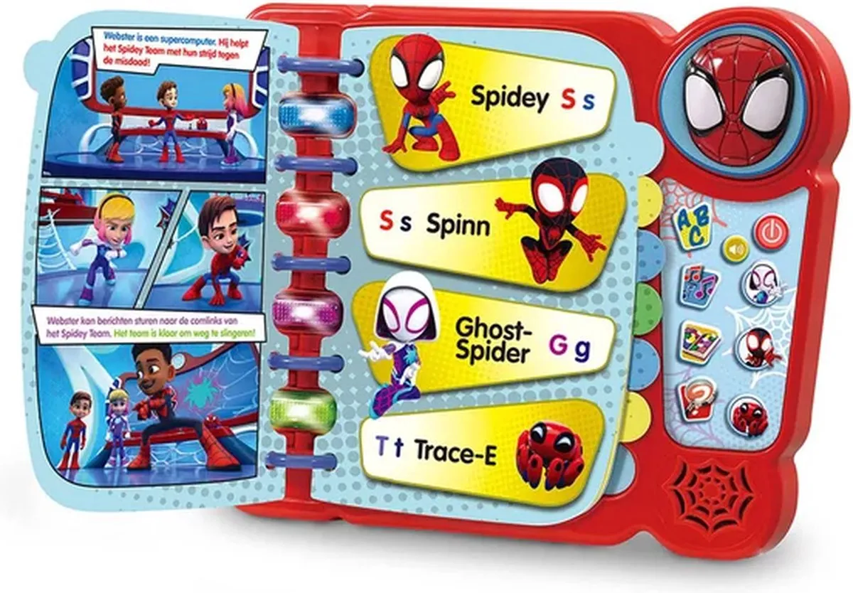 VTech Spidey Avonturenboek Educatief Speelgoed - 3-7 Jaar