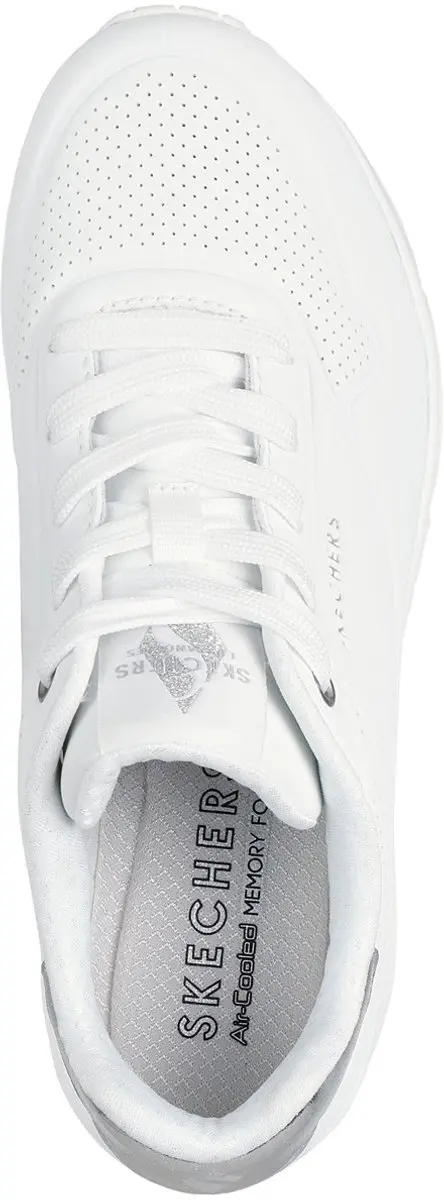 Skechers Uno Golden Air 177094 Damestrainers - 36 - Wit - afbeelding 4 van 5