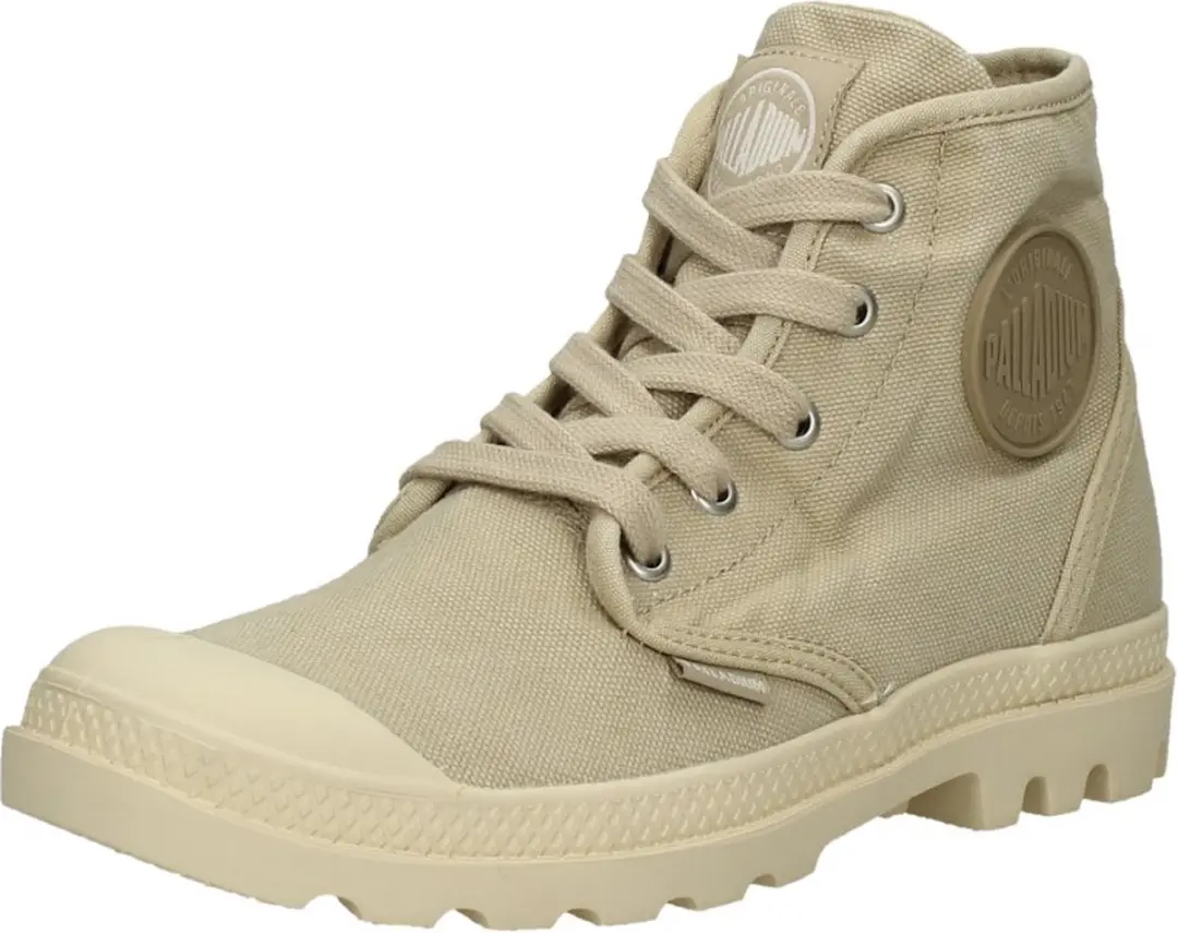 Palladium Pampa Hi Dames Veterboot - Beige - Maat 36