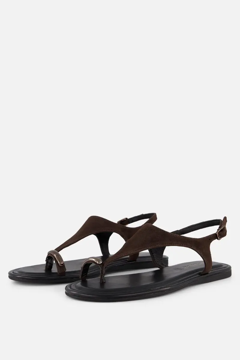 Tamaris Sandalen bruin Leer