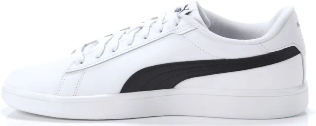 PUMA Smash 3.0 L Schoenen - 40 - Witte/Zwarte/Gouden