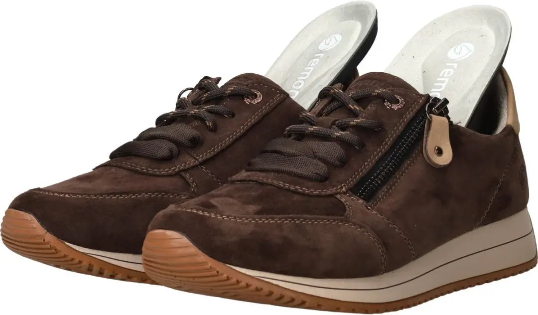 Remonte Dames Sneakers Bruin - Maat 38 - afbeelding 6 van 6