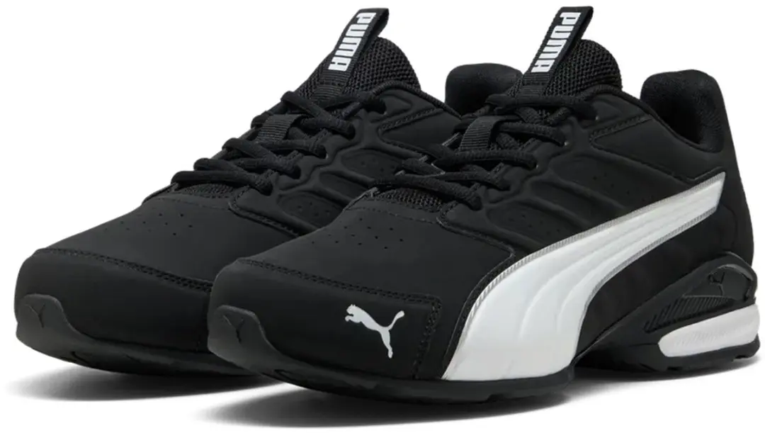 Puma Heren Electro SL Sneaker 313092 04 Black-White-Puma Silver