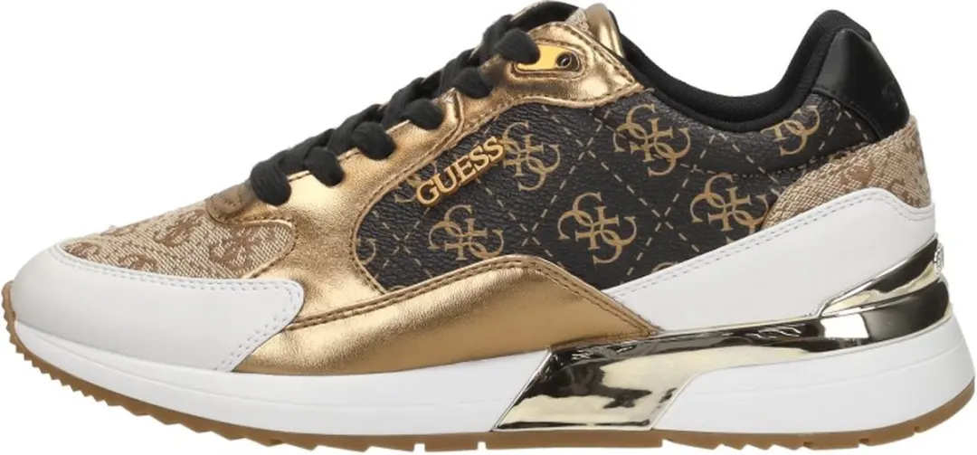 Dames Sneakers Guess Moxea12 Brown Bruin - Maat 36 - afbeelding 2 van 6