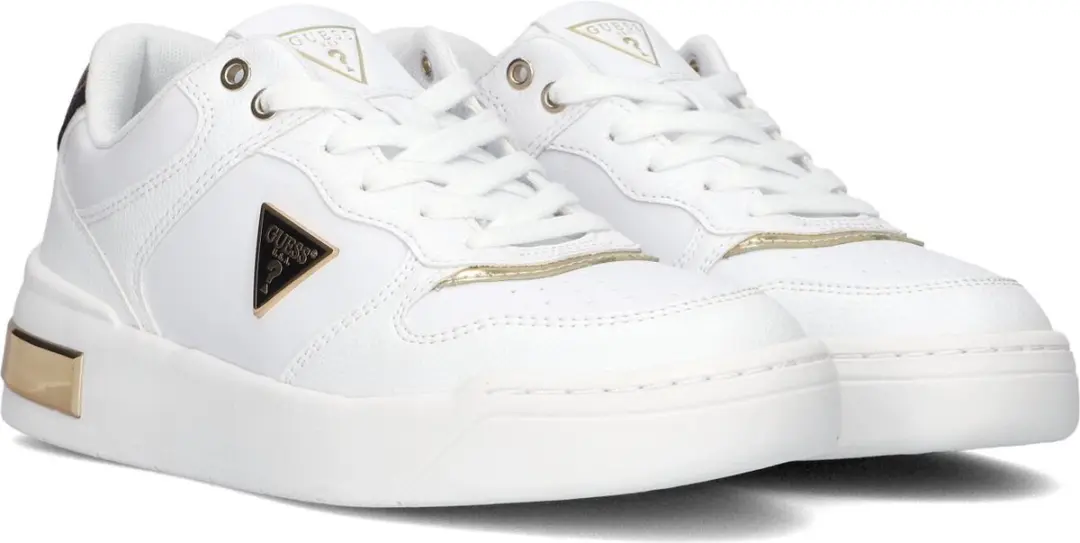 Guess Clarkz Lage sneakers - Leren Sneaker - Dames - Wit - Maat 36 - afbeelding 4 van 6