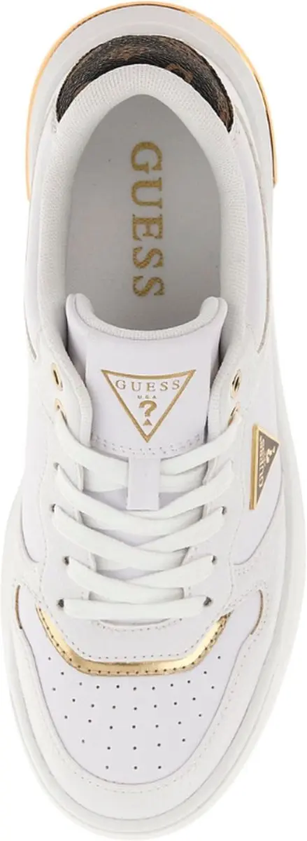 Guess Clarkz Lage sneakers - Leren Sneaker - Dames - Wit - Maat 36 - afbeelding 6 van 6