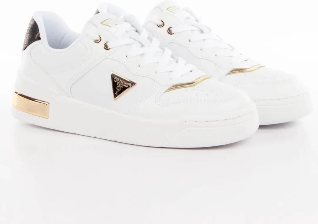 Guess Clarkz Lage sneakers - Leren Sneaker - Dames - Wit - Maat 36 - afbeelding 3 van 6