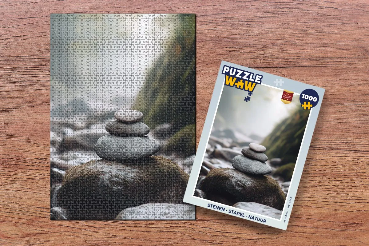 PuzzleWow Stenen Natuur Legpuzzel 1000 Stuks