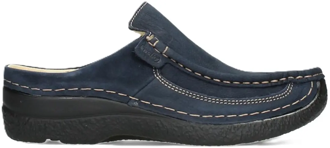 Wolky Roll Slide Slippers - Donkerblauw Maat 40 - afbeelding 3 van 6