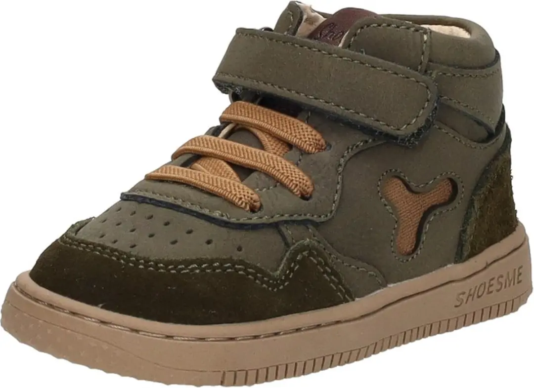 Shoesme Babysneakers Jongens Leer - Dark Green - afbeelding 5 van 6