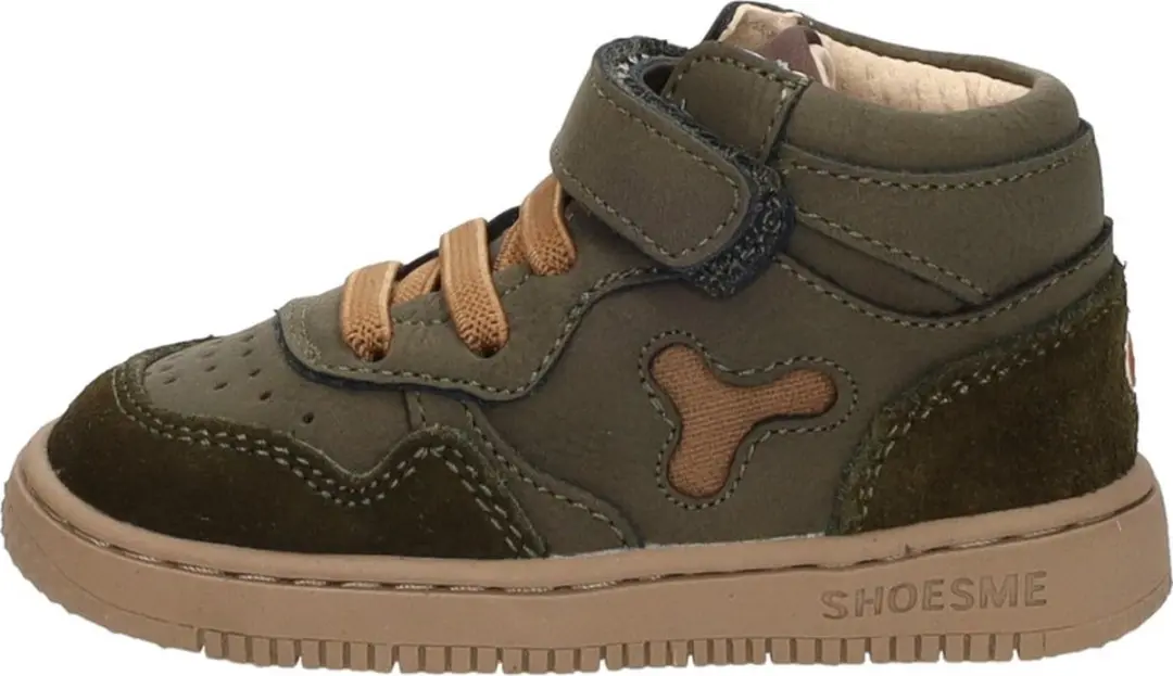 Shoesme Babysneakers Jongens Leer - Dark Green - afbeelding 2 van 6