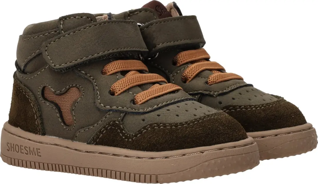 Shoesme Babysneakers Jongens Leer - Dark Green - afbeelding 4 van 6