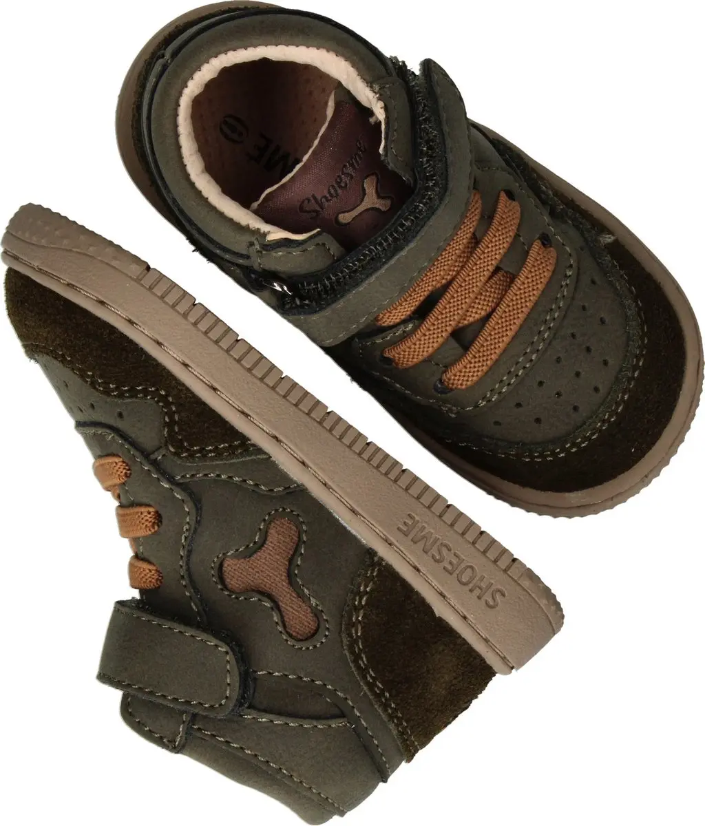 Shoesme Babysneakers Jongens Leer - Dark Green - afbeelding 6 van 6