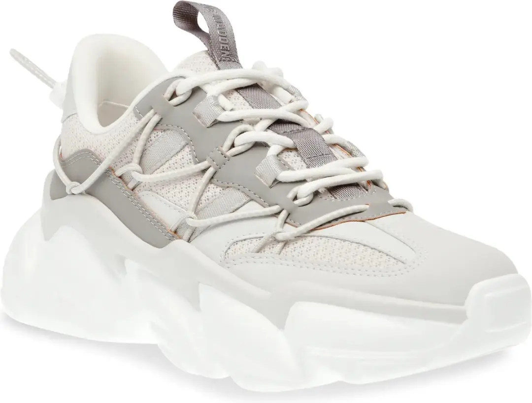 Steve Madden Spectator Schoen - Maat 40 - Grijs/Wit - afbeelding 2 van 6