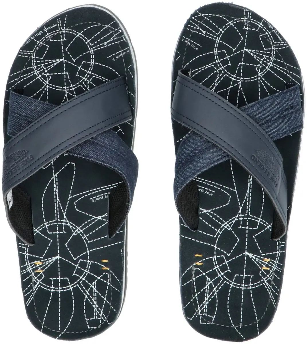 PME Legend Haig Slippers - Heren - Blauw - Maat 41 - afbeelding 3 van 4