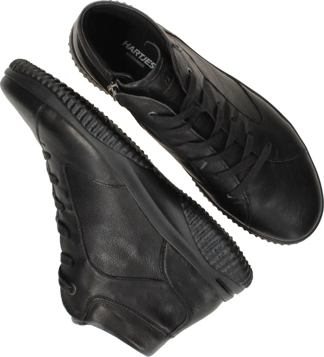 Hartjes 172.1801/10 Hoge Sneakers - Zwart - Maat 38 - afbeelding 4 van 6
