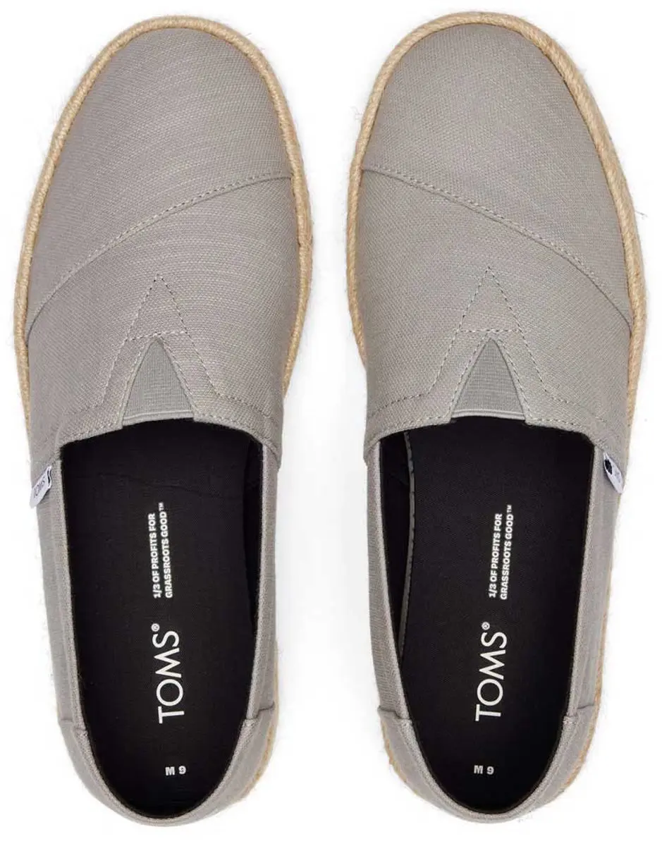 TOMS Alpargata Rope 2.0 Instappers - Grijs - Maat 43 - afbeelding 6 van 6