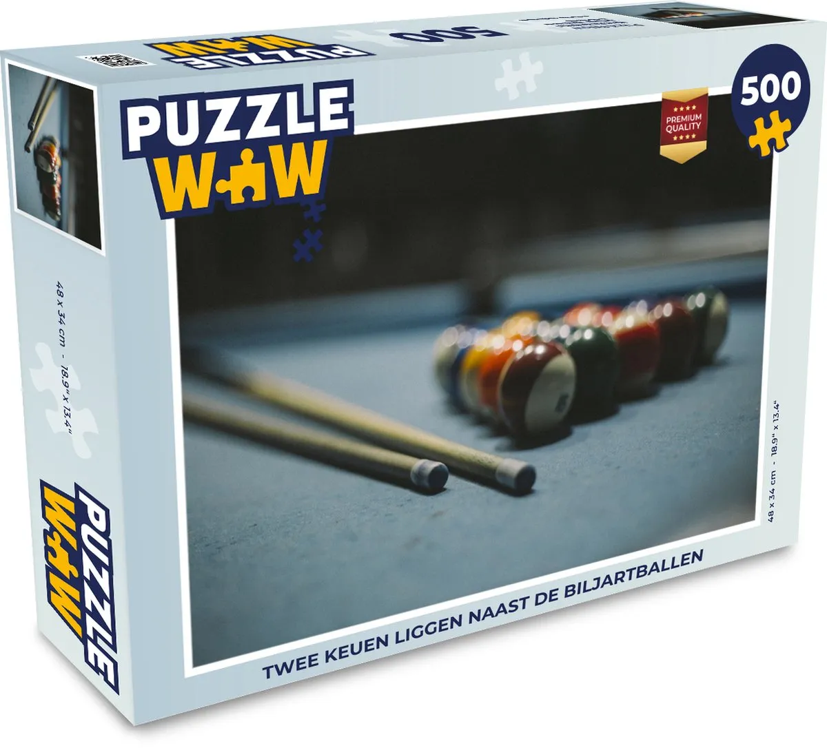 PuzzleWow Legpuzzel 500 Stuks Multicolor - MPN 6017001991941
