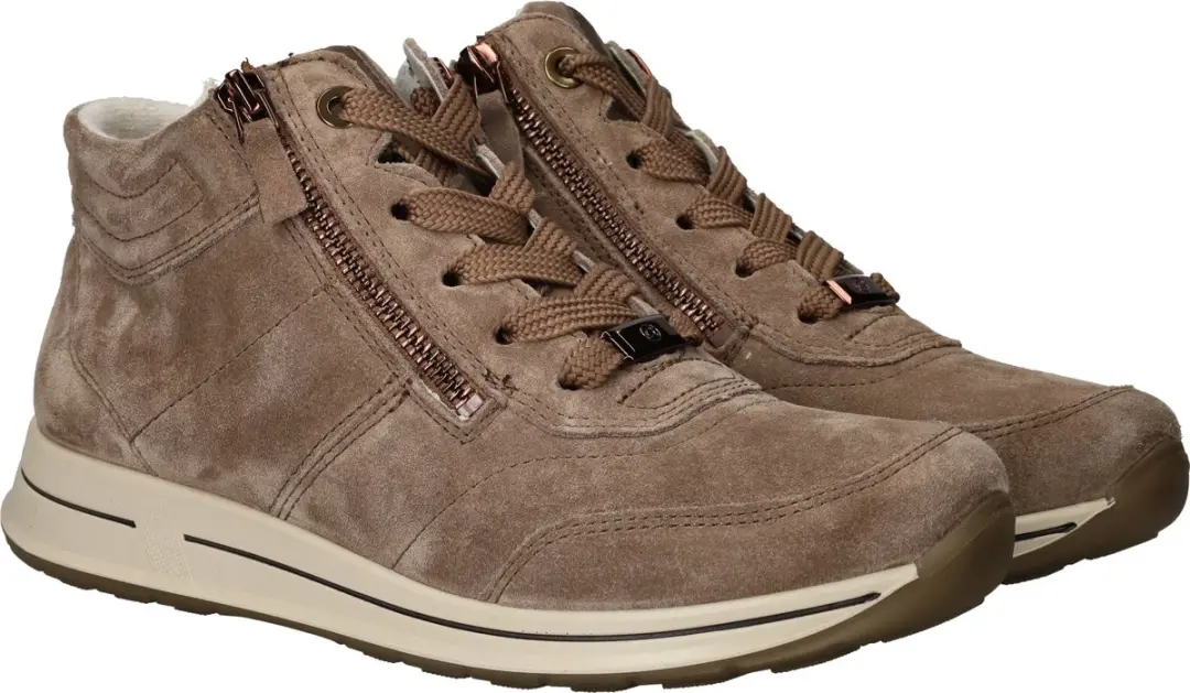 Ara Osaka 2.0 Hoge Sneakers - Taupe - Maat 41 - afbeelding 6 van 6