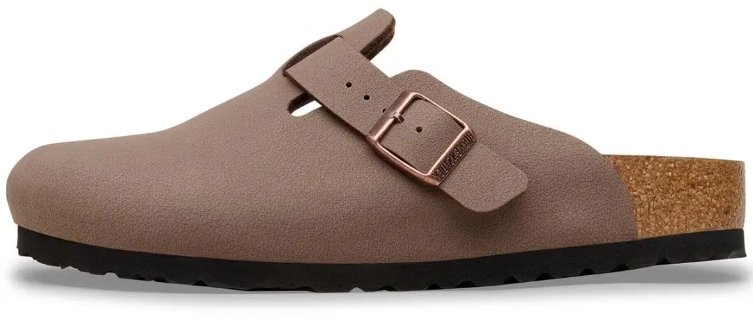 Birkenstock Boston Birkibuc Slides - 38 - Bruin - afbeelding 4 van 6