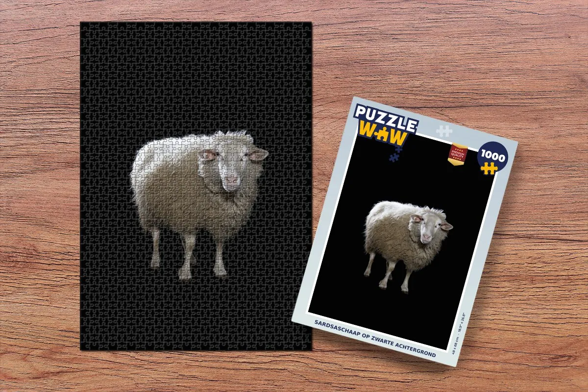PuzzleWow Schaap Legpuzzel 1000 Stuks - Boerderijdieren