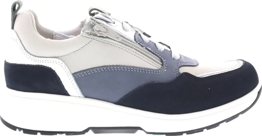 Dames Veterschoenen Xsensible Grenoble Navy Combi Hx Donkerblauw