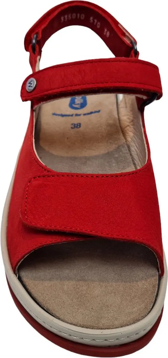 Wolky 0335010 570 Dames Sandalen - Rood - afbeelding 2 van 6