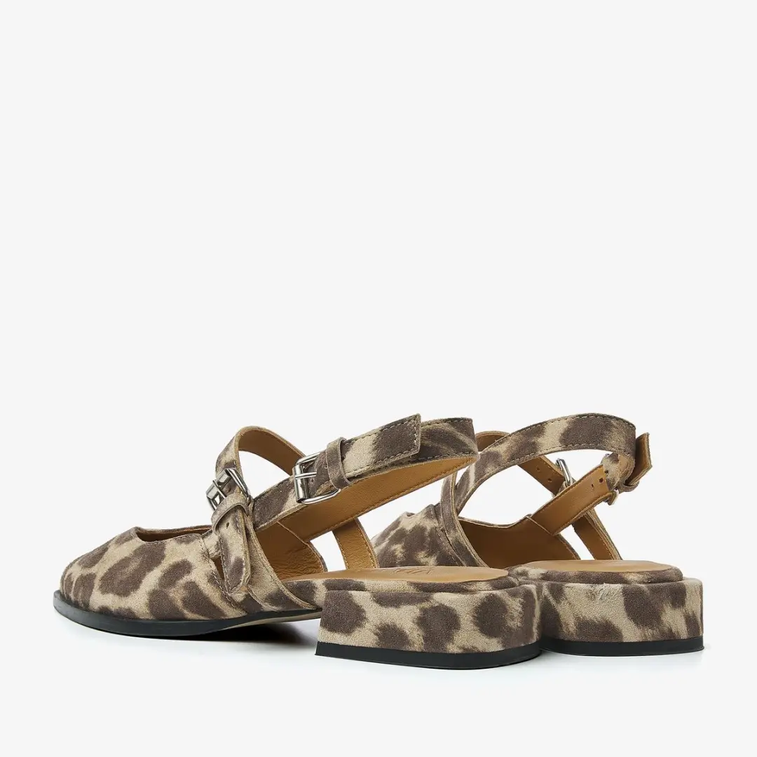 VIA VAI Jazz Valerie Slingbacks 41 - Luipaardprint - afbeelding 5 van 6