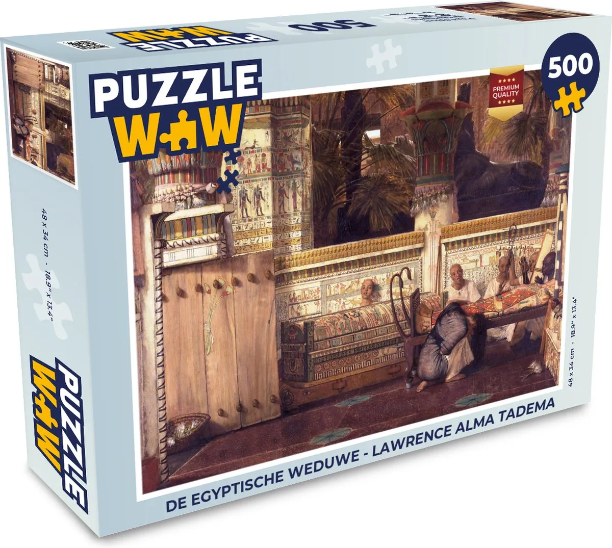 PuzzleWow Lawrence Alma Tadema Legpuzzel 500 Stuks - Multicolor
