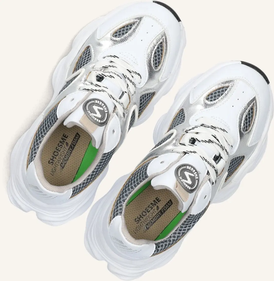 Shoesme Lw25s004 Sneakers - Wit - Maat 30 - afbeelding 3 van 6