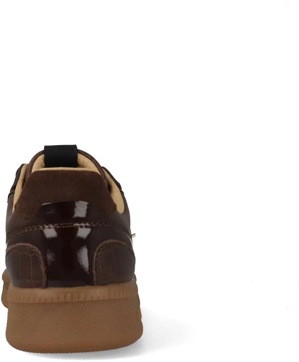 Maruti Yale Leather Croco Brown D66 Sneakers - Bruin - 42 - afbeelding 6 van 6