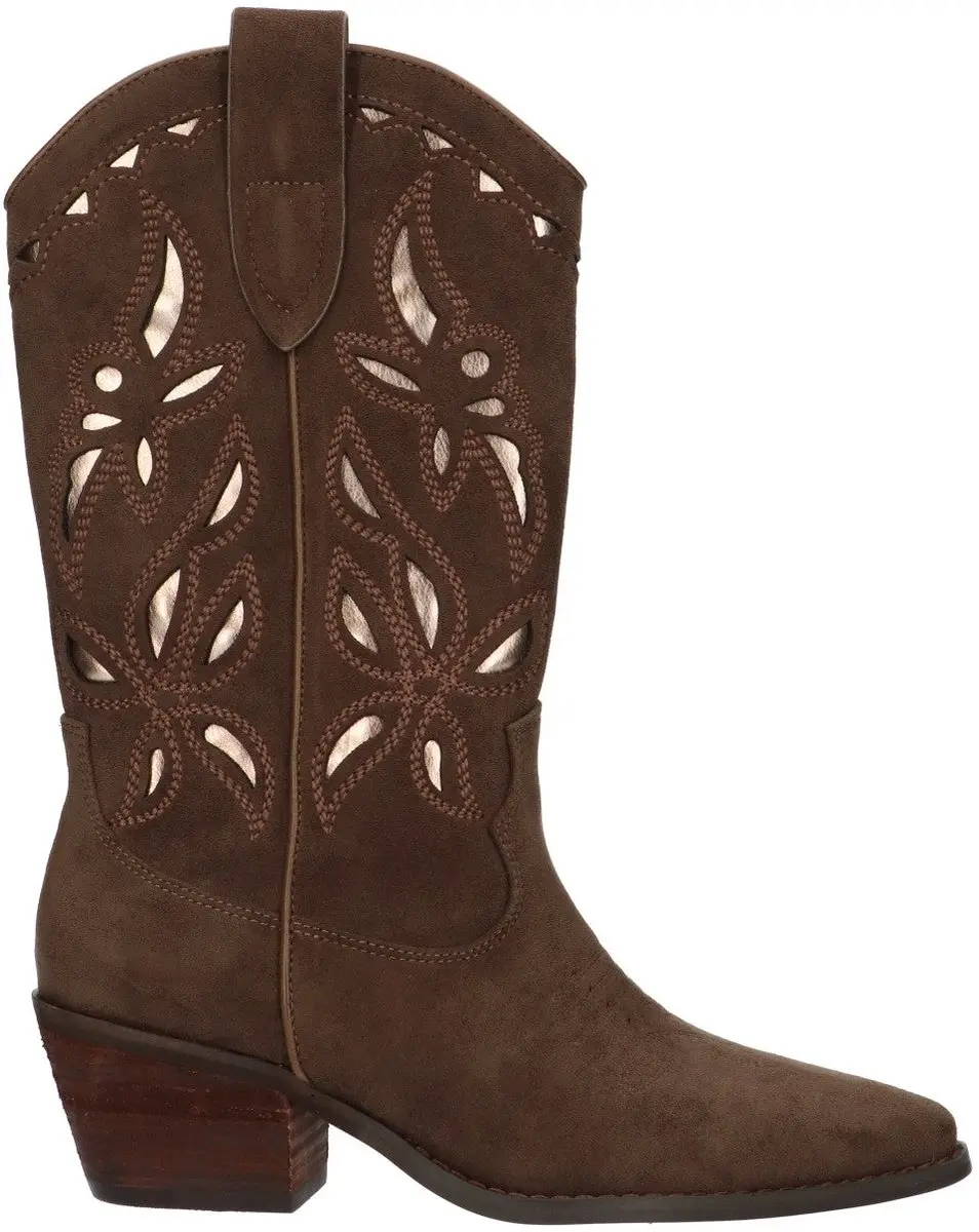 La Strada Western Boot Kaki