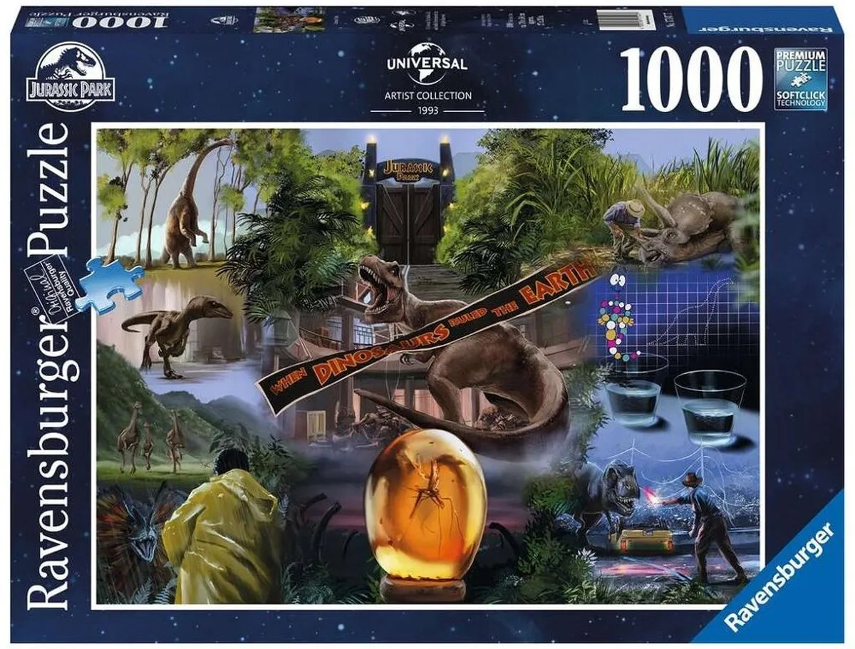 Ravensburger Jurassic Park Legpuzzel 1000 Stuks - Multicolor