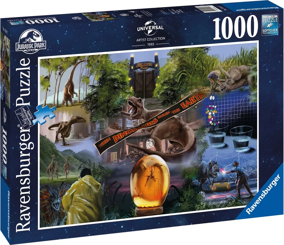 Ravensburger Jurassic Park Legpuzzel 1000 Stuks